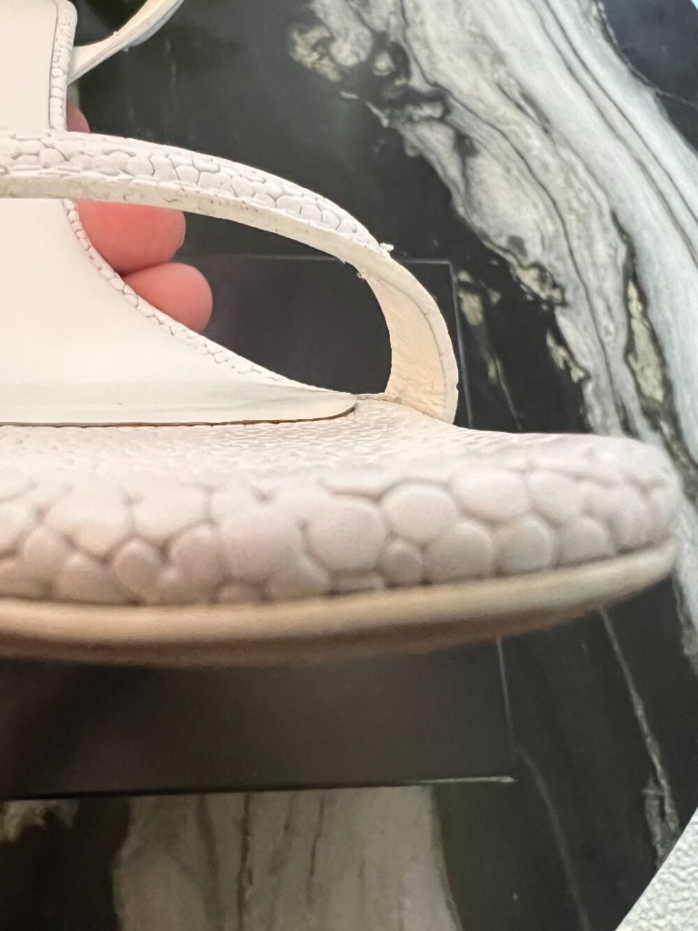 Alexander Wang Antonia White Leather Sandals - Picture 8 of 11